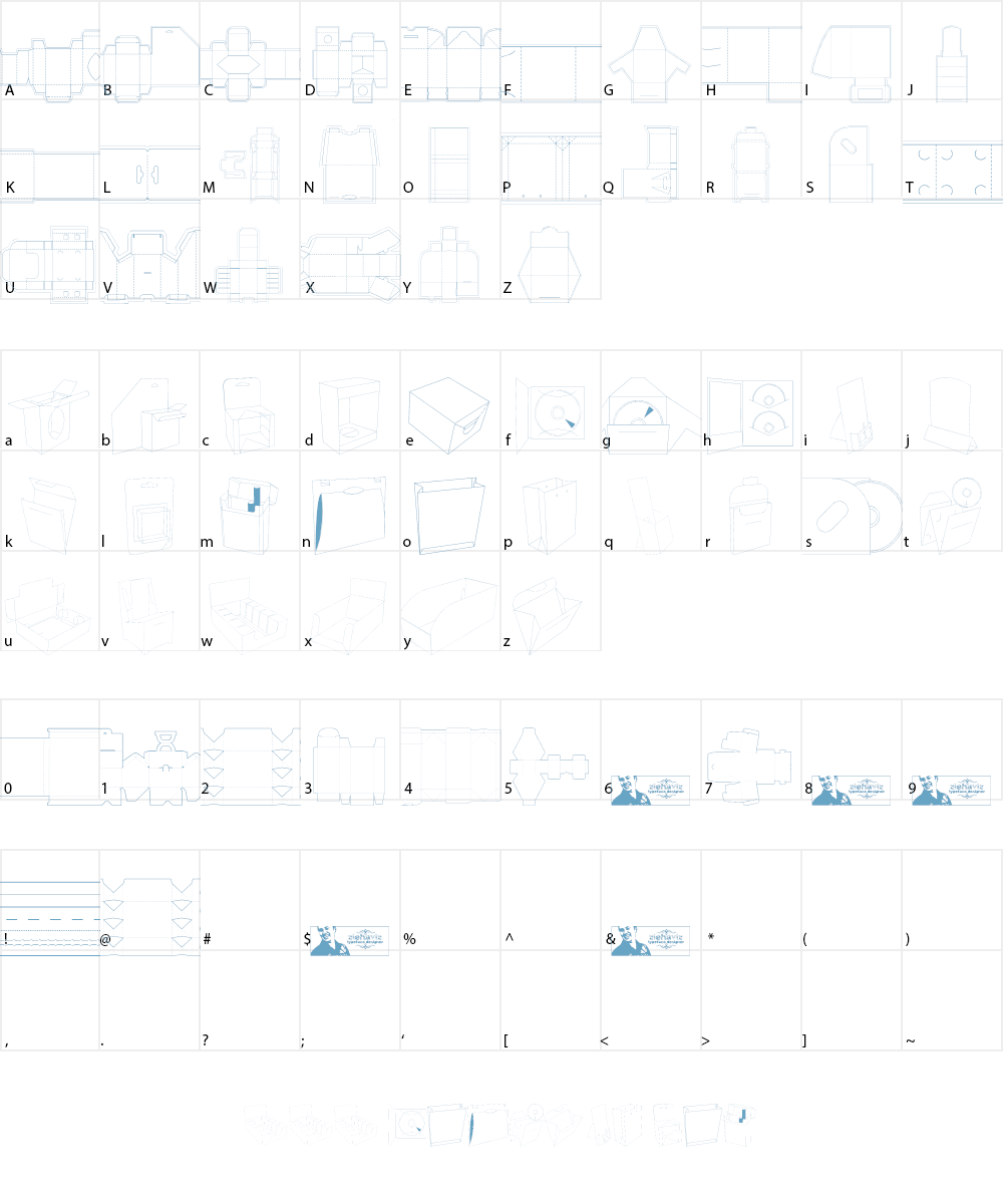 FTF Inspillo Packagee™ Font Character